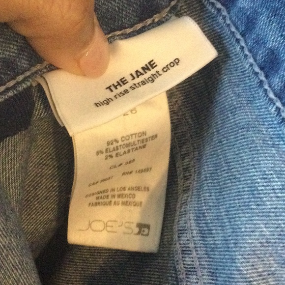 Joe’s jeans high waisted straight crop - Picture 4 of 8